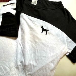 PINK black and white shirt